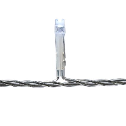 Cortina exterior de Natal LED 360xLED/7 funções 14m IP44 branco frio