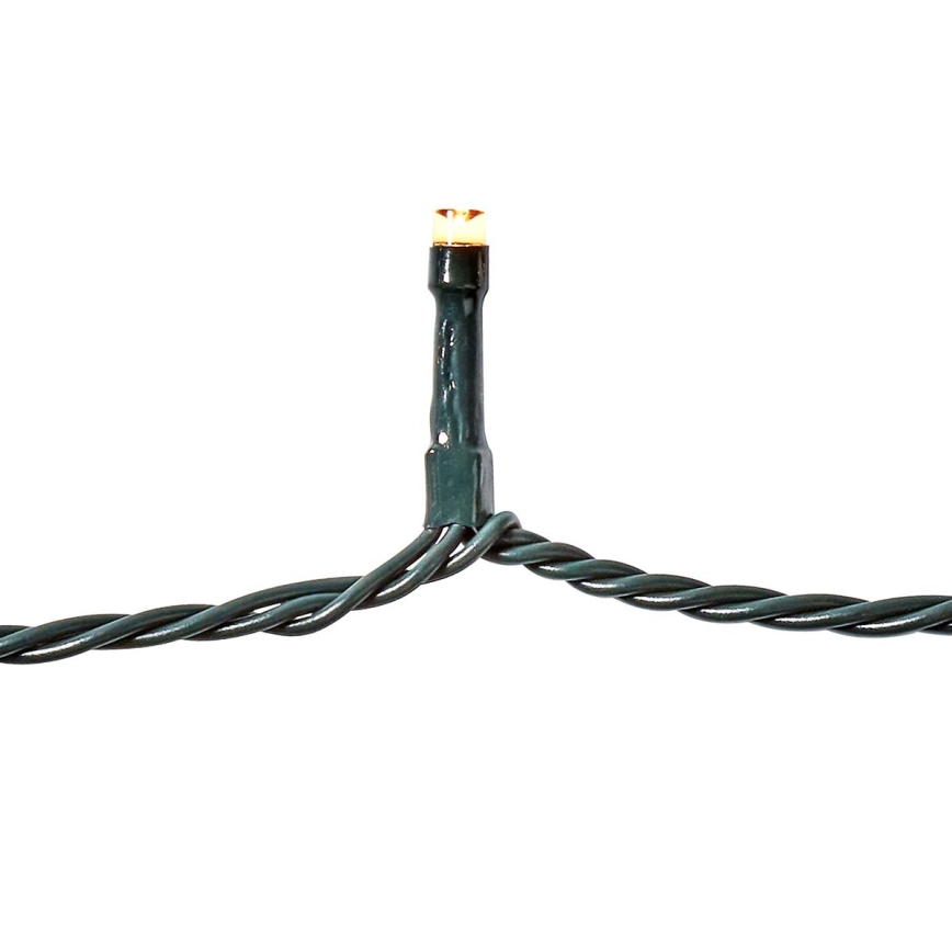 Corrente exterior de Natal LED 180xLED/7 funções 16,5m IP44 branco quente
