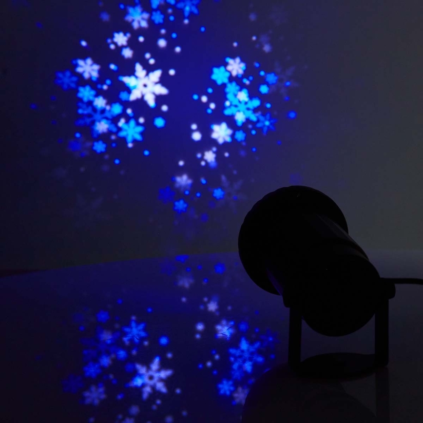 Projetor exterior de Natal com floco de neve LED 5W/230V IP44