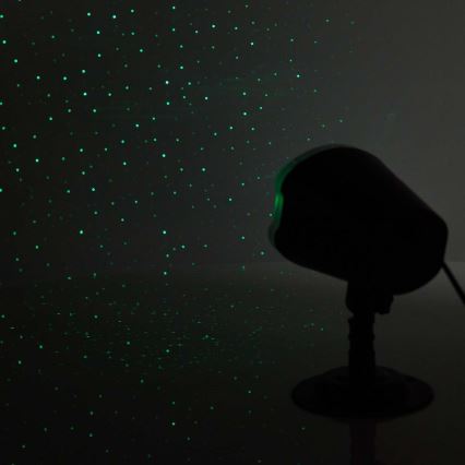 Projetor laser LED 6W/230V IP65 + controlo remoto