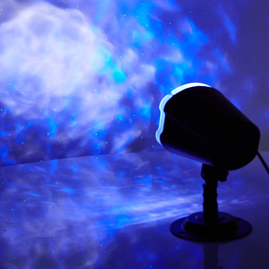 Projetor laser LED 6W/230V IP65 + controlo remoto