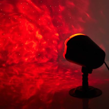 Projetor laser LED 6W/230V IP65 + controlo remoto