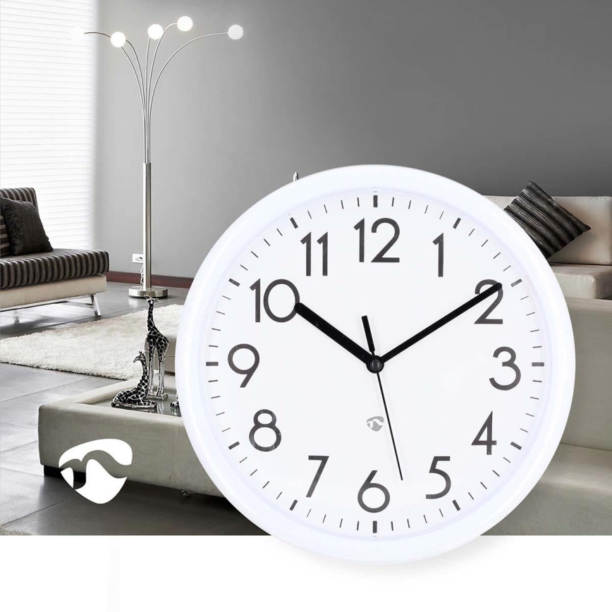 Relógio de parede diâmetro 22 cm 1xAA branco