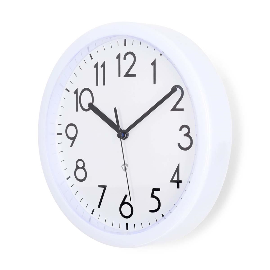 Relógio de parede diâmetro 22 cm 1xAA branco