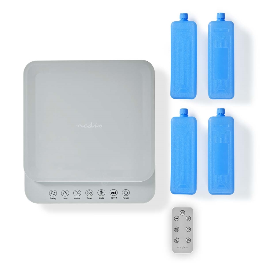Arrefecedor de ar 65W/230V Wi-Fi Tuya branco + comando