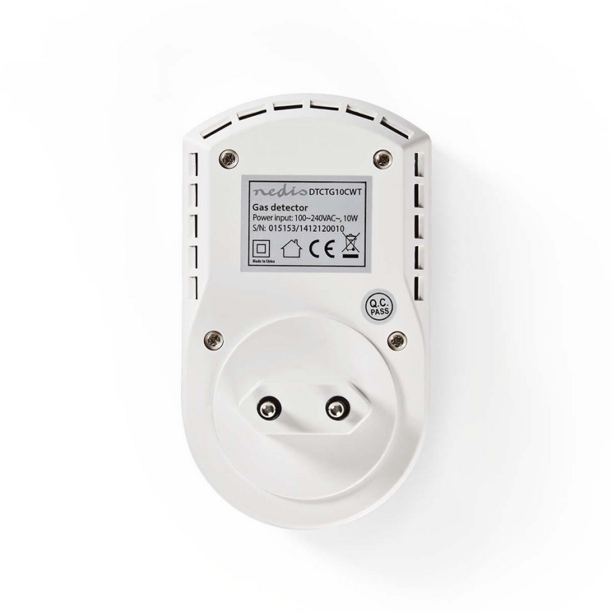 Detetor de gás - LPG, gás natural, gás de carvão 230V/85dB