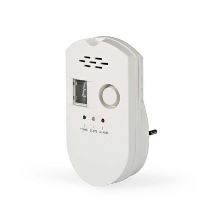 Detetor de gás - LPG, gás natural, gás de carvão 230V/85dB