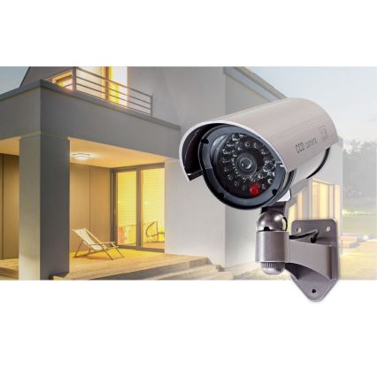 LED Câmara de segurança fictícia 2xAA IP44