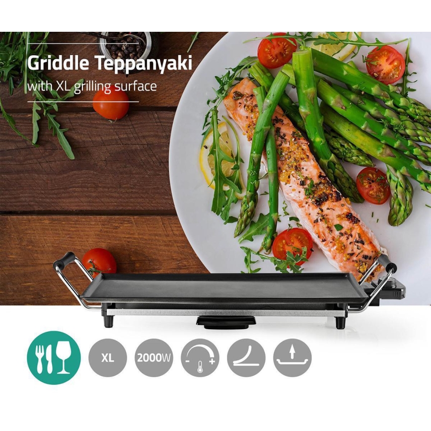 Grelhador de mesa Teppanyaki 2000W/230V