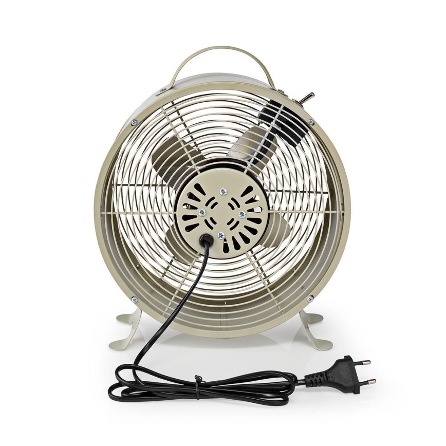 Ventoinha de mesa RETRO 20W/230V cinzento ø25 cm