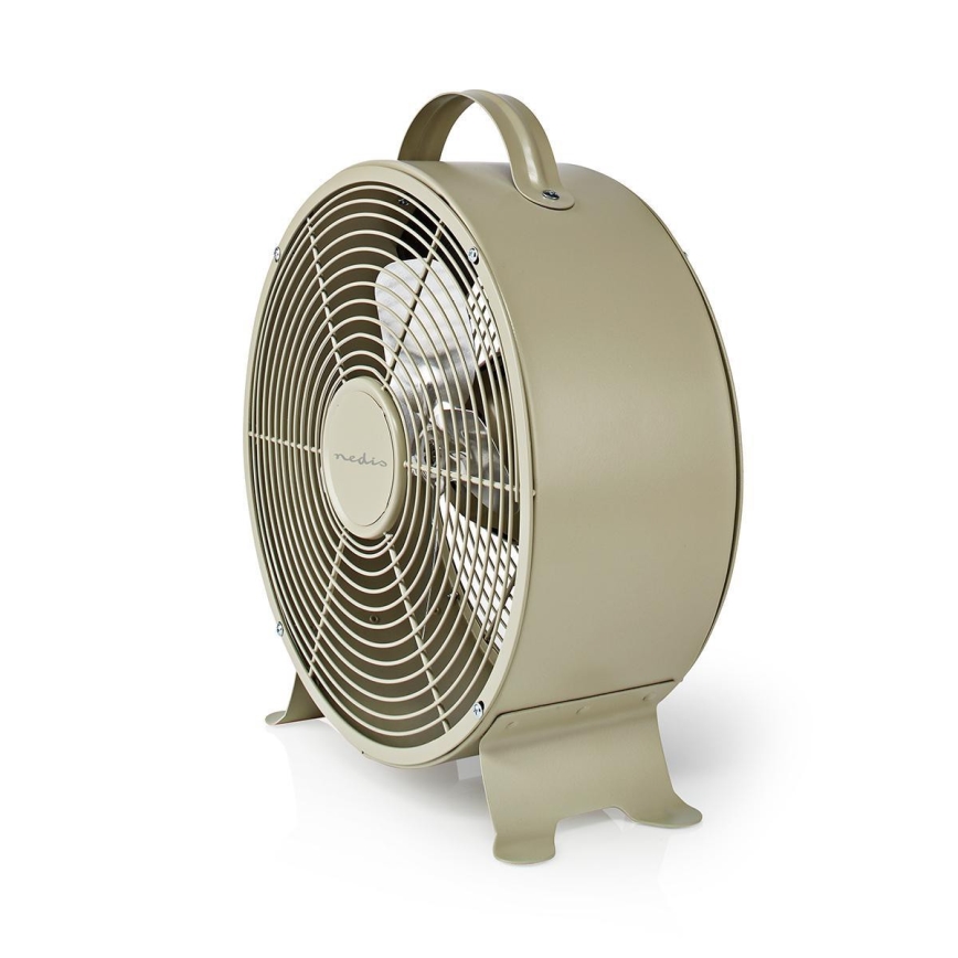 Ventoinha de mesa RETRO 20W/230V cinzento ø25 cm