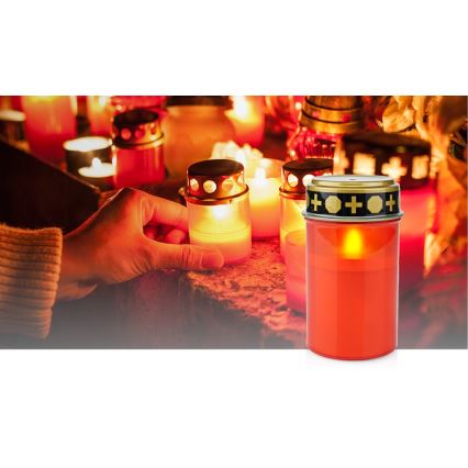 Vela de enterro LED LED/2xAA IP44