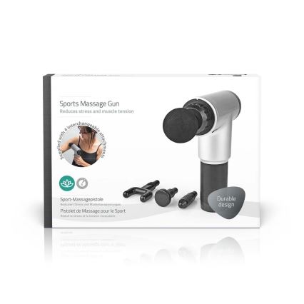 Pistola de massagem desportiva 7,4W/7,4V
