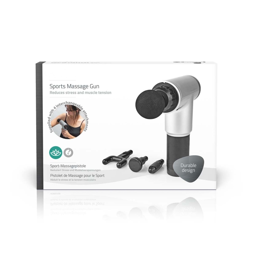 Pistola de massagem desportiva 7,4W/7,4V