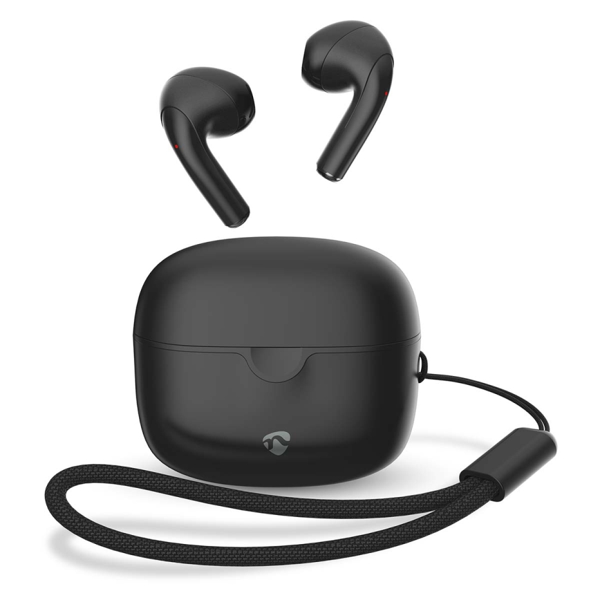 Auriculares sem fios 250 mAh + 2x 30 mAh preto