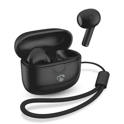 Auriculares sem fios 250 mAh + 2x 30 mAh preto