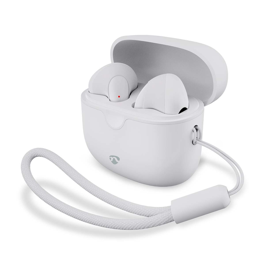 Auriculares sem fios 250 mAh + 2x 30 mAh branco