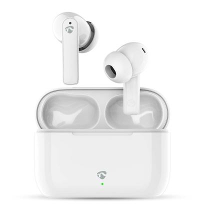 Nedis HPBT2425WT - Auriculares sem fios com ENC IPX4 branco