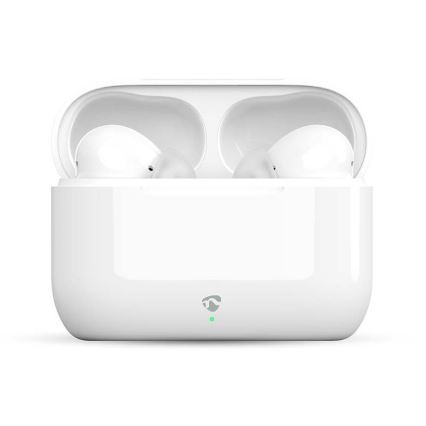 Nedis HPBT2425WT - Auriculares sem fios com ENC IPX4 branco