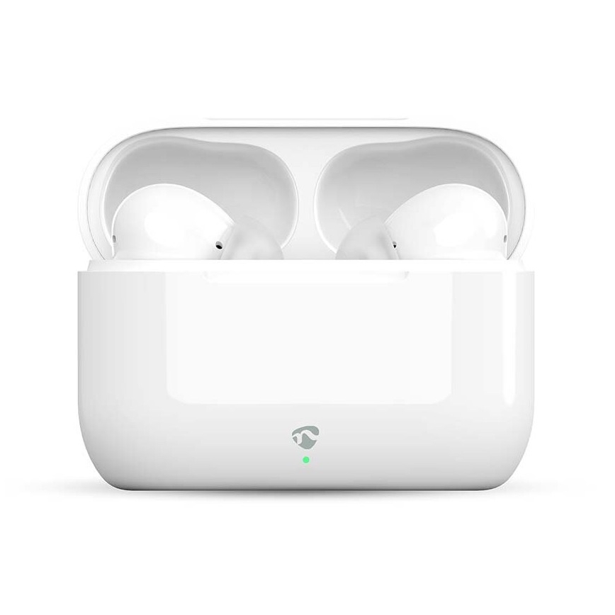 Nedis HPBT2425WT - Auriculares sem fios com ENC IPX4 branco