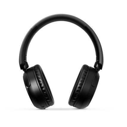 Auriculares sem fios com um microfone preto