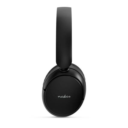 Auriculares sem fios com um microfone preto