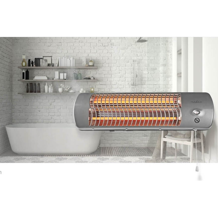 Aquecedor de casa de banho 600/1200W/230V IPX4