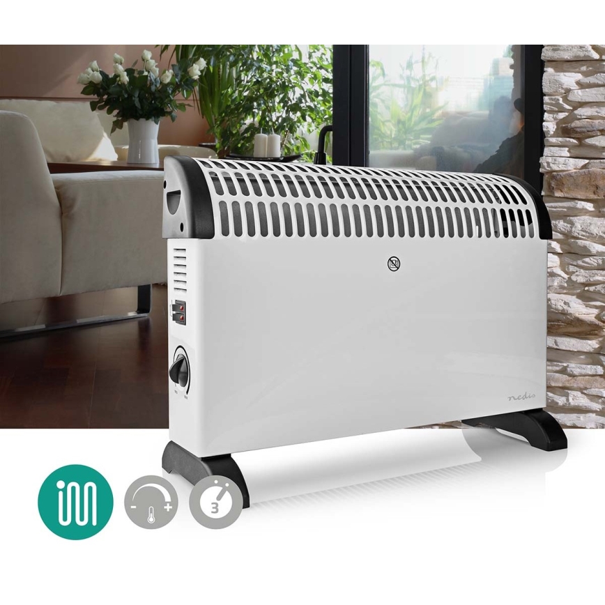 Aquecedor de convecção 750-1250-2000W/230V