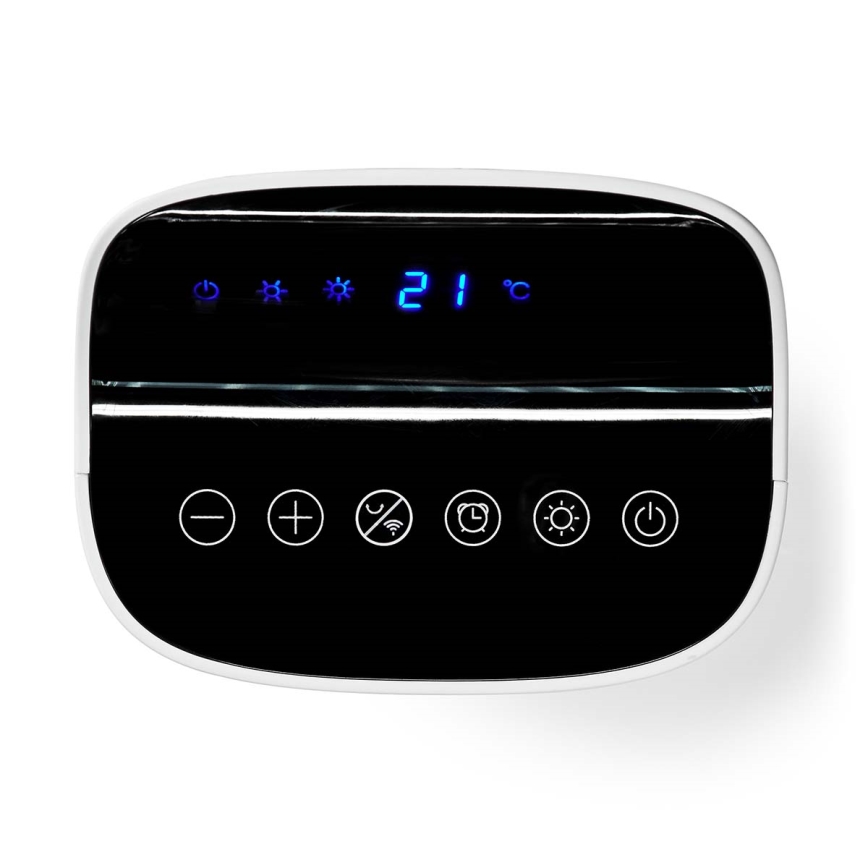 Ventoinha com uma elemento de aquecimento cerâmico Smartlife 1400/2000W/230V Wi-Fi Tuya + comando