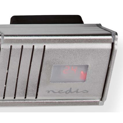 Aquecedor exterior 100W/2000W/230V IP65 + controlo remoto