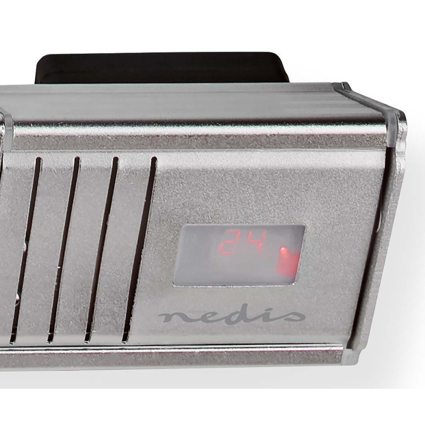 Aquecedor exterior 100W/2000W/230V IP65 + controlo remoto