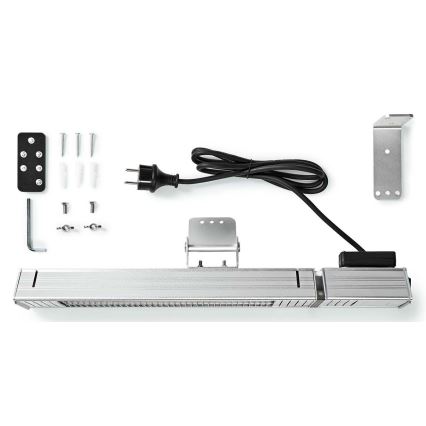 Aquecedor exterior 100W/2000W/230V IP65 + controlo remoto