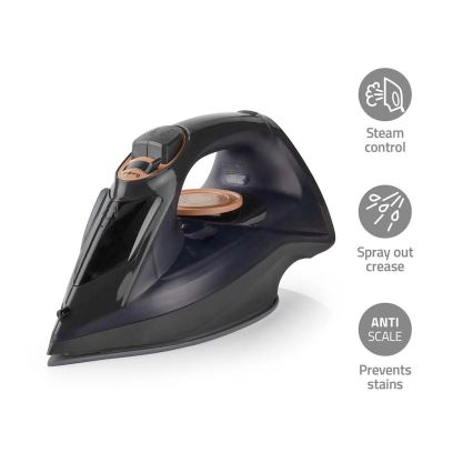 Ferro de engomar 2200W/230V preto