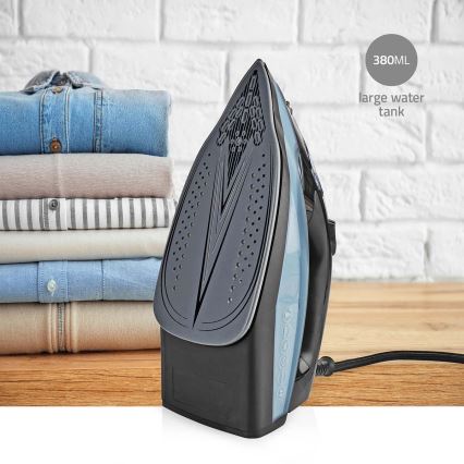 Ferro de engomar 2600W/230V preto/azul