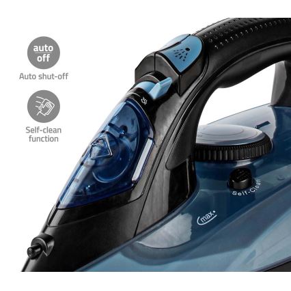 Ferro de engomar 2600W/230V preto/azul