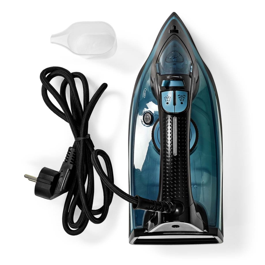 Ferro de engomar 2600W/230V preto/azul