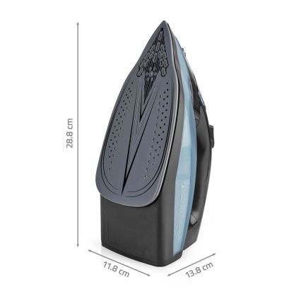 Ferro de engomar 2600W/230V preto/azul