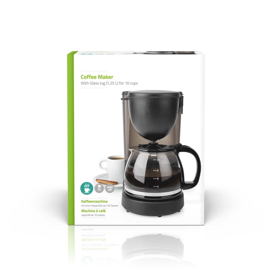 Máquina de café 1,25 l com função de retenção da temperatura