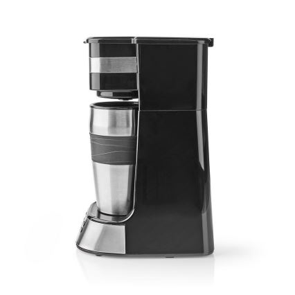 Uma cafeteira 0,42 L com temporizador