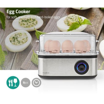 Cozedor de ovos 500W/230V em aço inoxidável