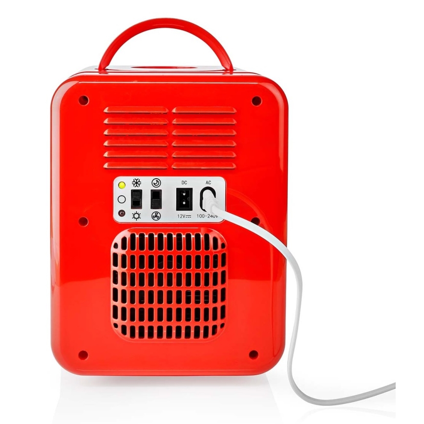 Minirefrigerador portátil 50W/230V vermelho