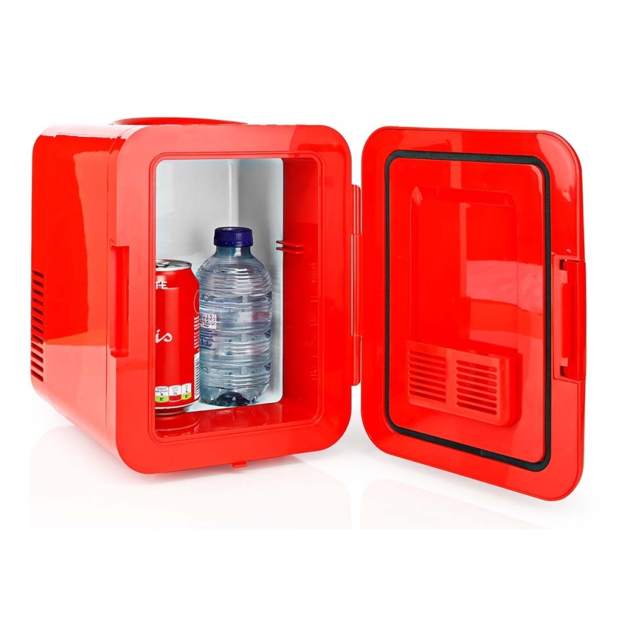 Minirefrigerador portátil 50W/230V vermelho