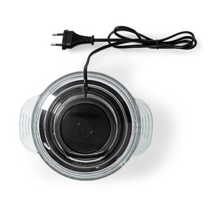 Picador de alimentos 500W/230V preto/prateado