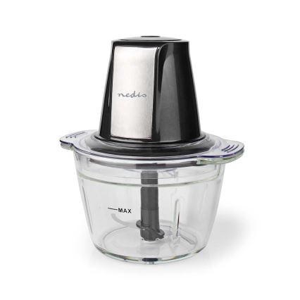 Picador de alimentos 500W/230V preto/prateado