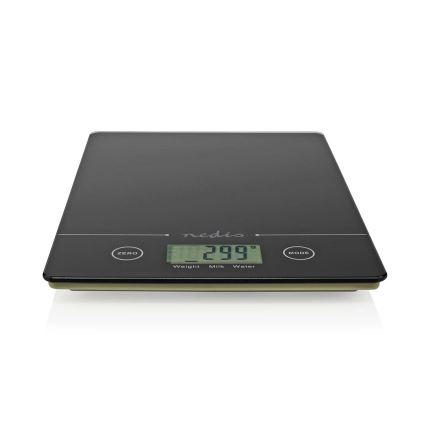 Balança digital de cozinha 1xCR2032 preto