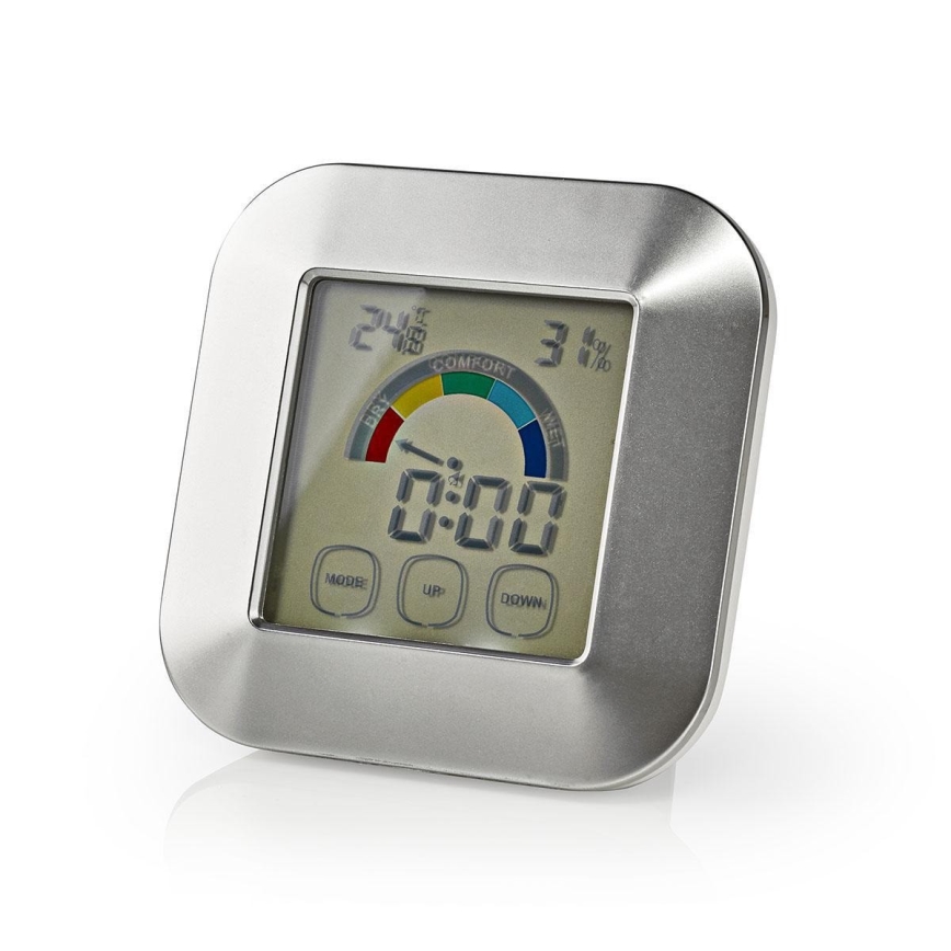 Termómetro com medidor de humidade e temporizador 2xAAA