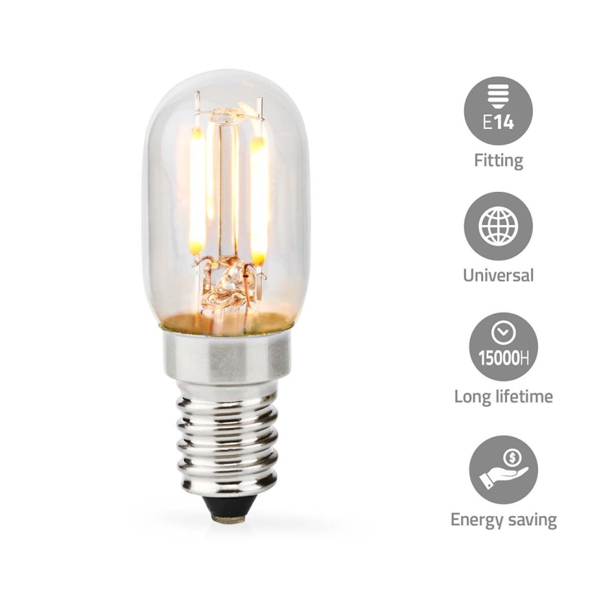 LED Lâmpada de exaustor T25 E14/2W/230V 2700K