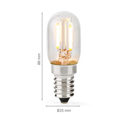 LED Lâmpada de exaustor T25 E14/2W/230V 2700K