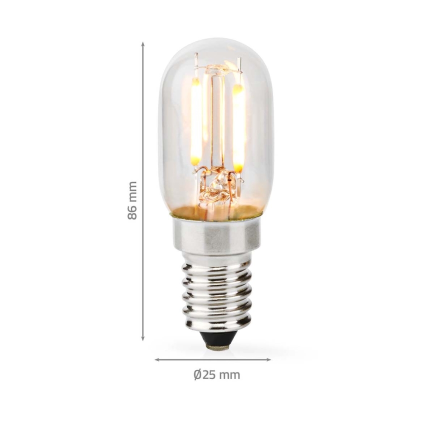 LED Lâmpada de exaustor T25 E14/2W/230V 2700K