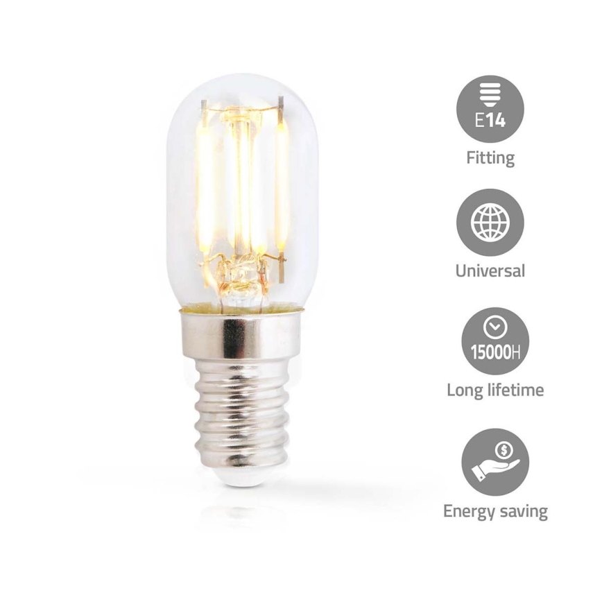 Lâmpada de frigorífico LED T22 E14/1,5W/230V 1800K